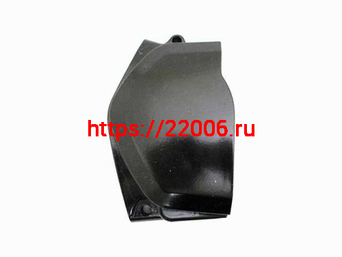 Крышка ведущей звезды двигателя KAYO 125/140 металл черная Крышка ведущей звезды двигателя KAYO 125/140 металл черная