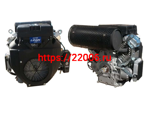 Двигатель LIFAN 24 л.с. 2V78F-2A c катушкой освещения РУЧ+ЭЛ СТАРТ 12В 20А 240Вт. (НАБОР)