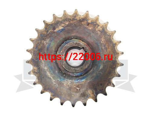 Звезда 26 зуб. (520) цепи, 15.875шаг, на вал d25мм, h29мм, шпонка 8мм, мотобусировщика фото 2