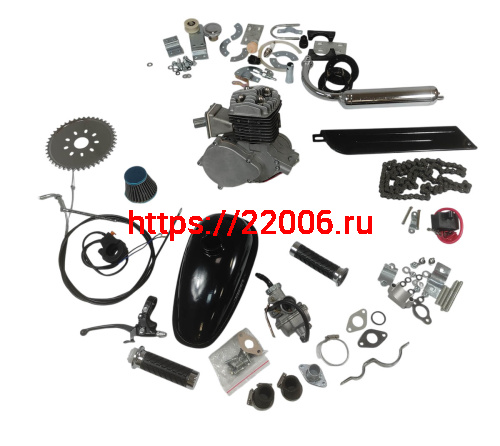 Двигатель веломотор REED 100 (КОМПЛЕКТ для установки)