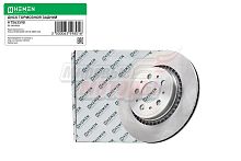 Диск тормозной задний VOLVO XC90 02-14, диам. 308 (HTS63598)