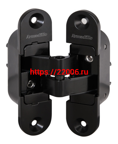 Петля Armadillo (Армадилло) скрытой установки U3D6200L BL левая (Architect 3D-ACH 60) черный 60 кг