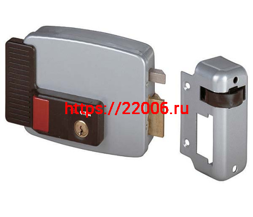 Замок Cisa (Чиза) накладной электромеханический 11.630.60.2 (дверь лев., открывается внутрь)