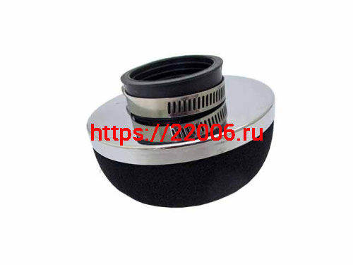 Фильтр воздушный нулевого сопротивления d-35мм PITBIKE круглый (поролон черный)