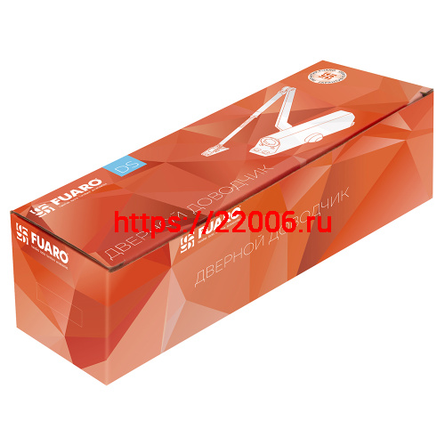 Доводчик Fuaro (Фуаро) дверной DC20-2 (DC-202) BL до 45 кг (черный) фото 2