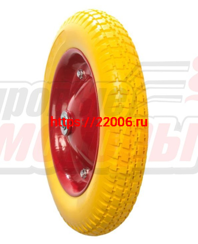 Колесо ПЕНА тачки садовой 8" 3,00/3,25-8" (W13) (под ось 20мм)