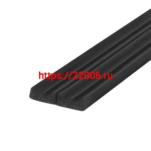 Уплотнитель Fuaro (Фуаро) самоклеящийся ADH/E-9x4mm BLACK черный 150m
