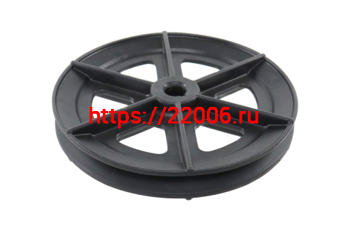 Шкив ведомый Нева МК-80Р большой (редуктора) пластмассовый (005.64.0071)