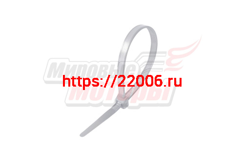 Хомут нейлоновый 4,8*400 мм белый (уп=100 шт.)