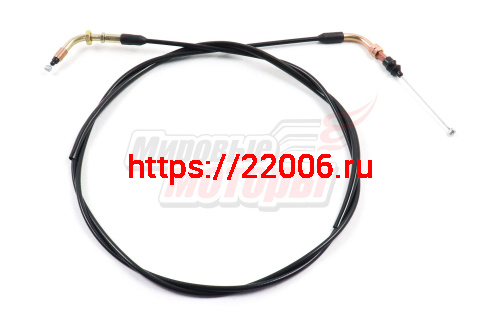 Трос газа GY6-150 С ГАЙКОЙ (резьба)