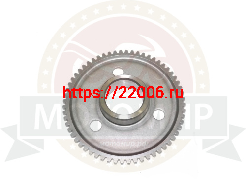 Шестерня обгоной муфты электростартера  GY6-125/150, FT150T  60Z (1003)
