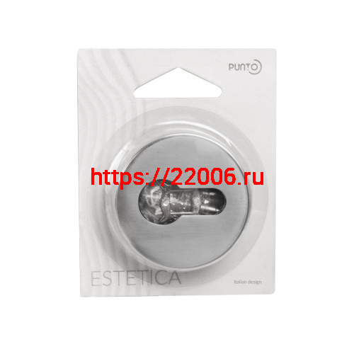 Накладка Punto (Пунто) под цилиндр ET.R.EST.R52 BL-24 черный фото 2