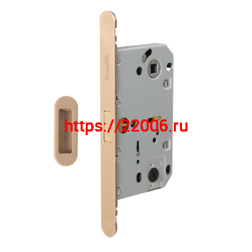 Магнитная Armadillo (Армадилло) защелка WC с ответной планкой GRAVITY.PRO G01.196.50.96 FSG флорентийское золото