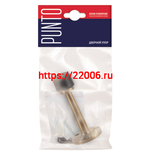 Упор Punto (Пунто) дверной настенный DFIX/W80 (DS PW-80) GP-5 золото фото 2