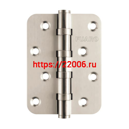 Петля Fuaro (Фуаро) универсальная IN4400U-R10 SN (4BB-R10 100x75x2,5) мат. никель