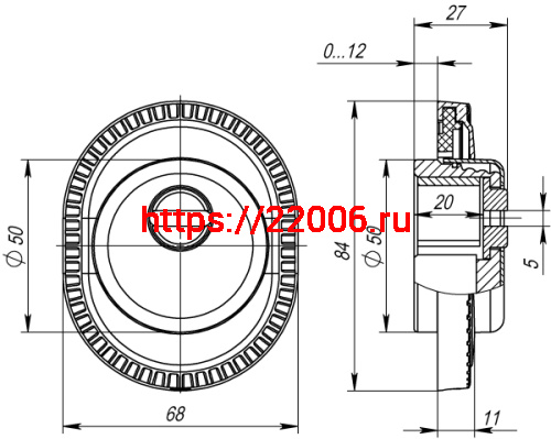 Броненакладка Armadillo (Армадилло) на ЦМ ET/ATC-Protector 1CL-25 СР Хром фото 2
