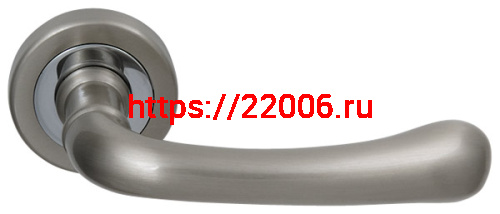 Ручка MBC (МБС) раздельная Beta (ROSET) матовый никель/хром