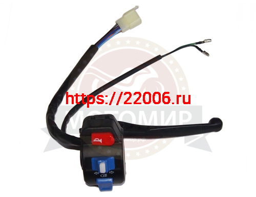 Переключатель скутер SLASH, QT-4,-18 левый (барабанный тормаз)