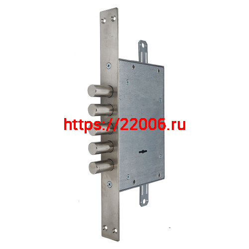 Замок Mettem (Меттэм) врезной сувальдный ЗВ8 341.1.1 с тягами, 5 кл. (ключ 60 мм)