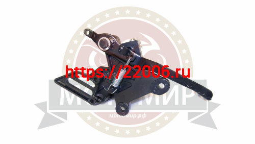 Подножка водителя FALCON правая, в сборе с кронштейном и педалью ТОРМОЗА (Узел в сборе) фото 4