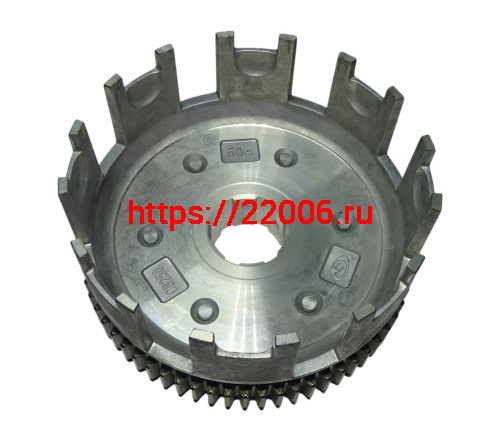 Барабан сцепления CB250 см3 Zongshen ZS 174MN-3 голый (8 паз+8 полупаз 68Т (100203009) (приш. 99944)