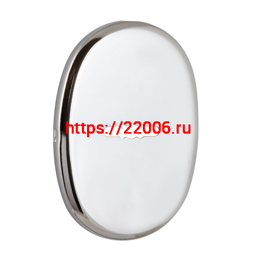 Накладка Fuaro (Фуаро) на сувальдный замок ESC.S.ECO/OV.475 (ESC 475 eco) CP хром