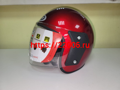 Мотошлем FGN-201 открытый желтый матовый (без размера)