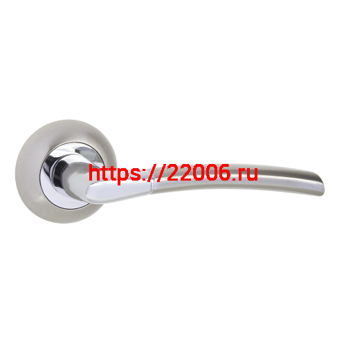 Ручка Ajax (Аякс) раздельная R.JR54.RODEO (RODEO JR) SN/CP-3 матовый никель/хром