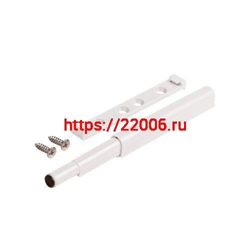 Толкатель Ajax (Аякс) мебельный пластиковый DMP-85/14P WH белый фото 4