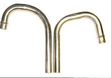 Колено глушителя (комплект длинный + короткий) Днепр