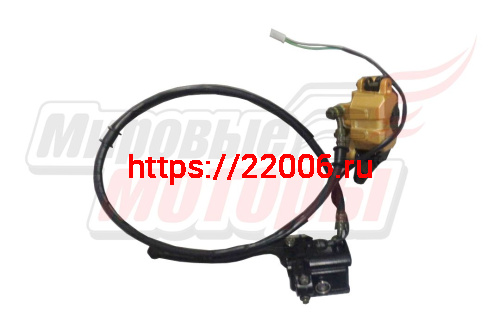 Гидравлика передняя в сборе YBR125 (для 5-ти лучевых ободов)