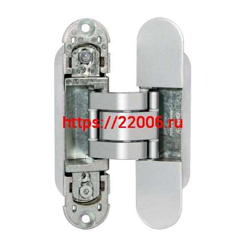 E30200.92.34 AGB (АГБ) (мат. хром) петля ECLIPSE 2.1 (4 накладки в комплекте), 60 кг.