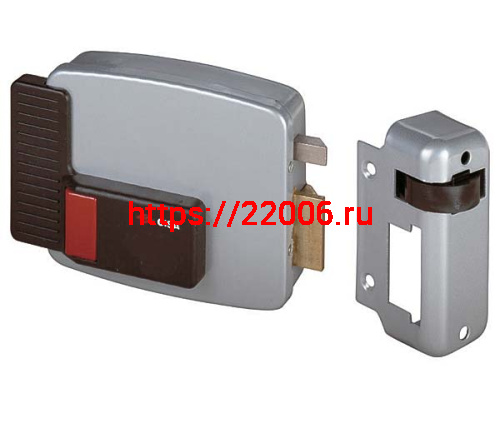 Замок Cisa (Чиза) накладной электромеханический 11.610.3 (дверь правая, открывается наружу)