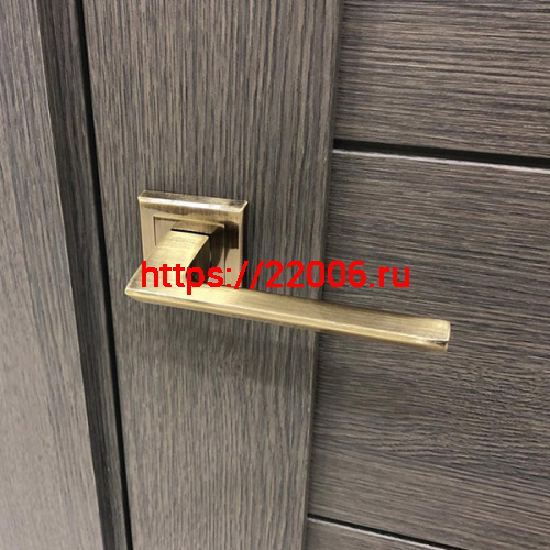 Ручка Punto (Пунто) раздельная K.QL52.BLADE (BLADE QL) ABG-6 зеленая бронза фото 2