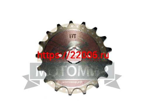 Звезда 17 зуб. (520) (d18-20; 2х34) цепи, ведущая Falcon250