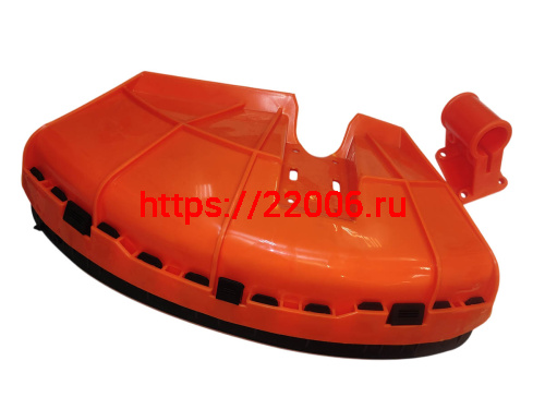 Кожух защитный лески/ножа мотокосы GBC-026/033/043/052 с кронштейном для крепления к триммеру