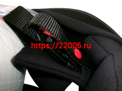 Шлем TVS RACING (Индия) STREET D/V DULL BLACK RED размер XXL, + пинлок в комплекте, очки фото 9