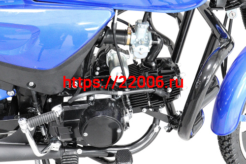 Мопед KT50 Alpha "Пегас" РЕСТАЙЛИНГ (Тюнинг) компл: ЭКОНОМ СИНИЙ фото 4