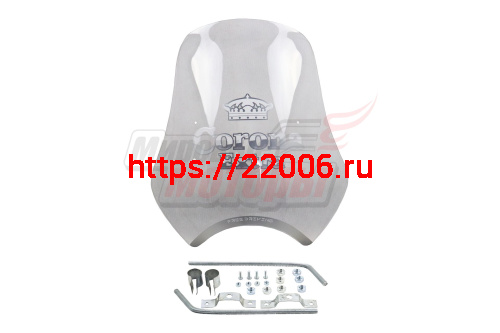 Щиток ветровой (16) орг.стекло "Корона -EXTRA" прозрачный (НЕ ЗАБУДЬ КРЕПЕЖИ!!!!)