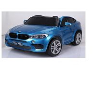 БМВ Х6 двухместный 2*120W,10Ah,12V пульт ,свет пер/зад USB,MP3,кож сидения Цвета: синий,черн,красны