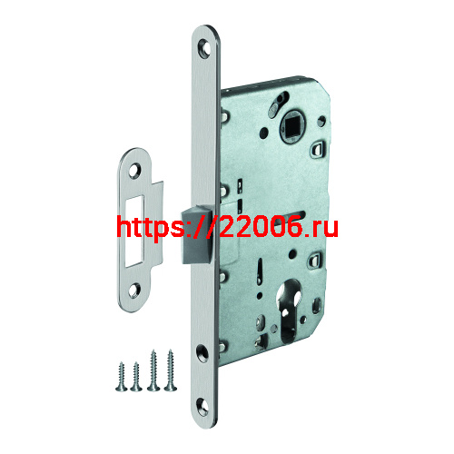 Корпус Ajax (Аякс) врезного замка c защёлкой PLASTLP85-50 SN матовый никель