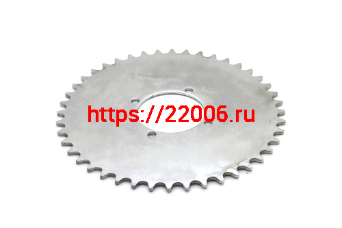 Звезда ведомая 44z F50,F80,NR50,NR80,T100,72(8P) (4 отверстия) фото 2 Звезда ведомая 44z F50,F80,NR50,NR80,T100,72(8P) (4 отверстия) фото 2