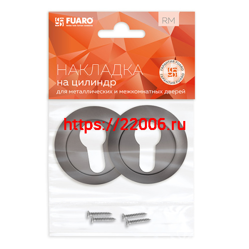 Накладка Fuaro (Фуаро) под цилиндр ET RM GR-23 графит фото 2