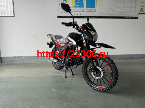 Мопед Alpha SA Max OFFROAD (Тюнинг) (багажник,зад,литые диски,обтекатель,LED фара) ЧЕРНЫЙ фото 5