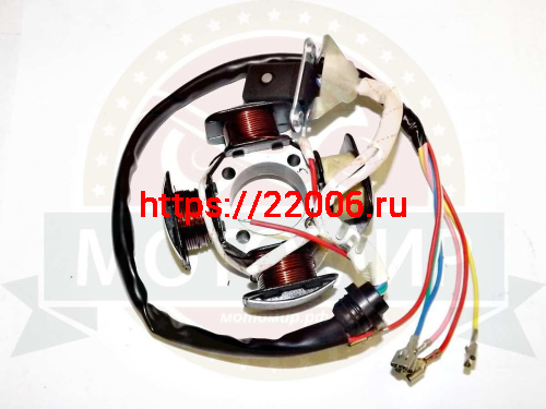 Зажигание 157FMI голое (без маховика) (статор CG125 , Симплер, Хантер, CrossFire) 4 катушки (3108)