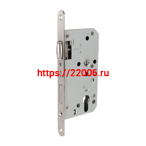 Замок Fuaro (Фуаро) врезной DD.INOX/C-55.72/R с роликовой защелкой (лиц.планка 20 мм)