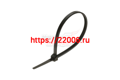 Хомут нейлоновый 2,5*100 мм черный (уп=100 шт.)