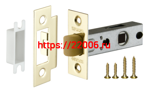 Защелка Fuaro (Фуаро) врезная PLASTP12-45-25 GP золото