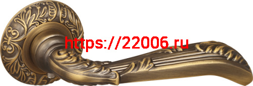 Ручка Fuaro (Фуаро) раздельная R.SM58.BOHEMIA (BOHEMIA SM) AB-7 матовая бронза