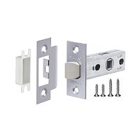 Защелка Fuaro (Фуаро) врезная PLASTP12-45-25 SSC сатинированный хром